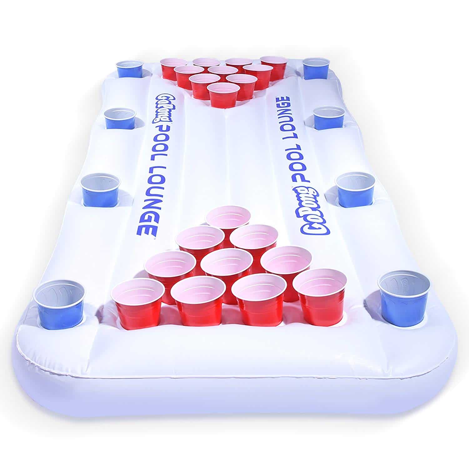 Portable 6ft Foam Floating Beer Pong Table Multiple Designs and Colors Available Foam 