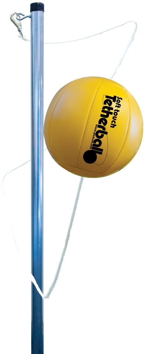 Two-Needles Pump Tetherball Ball with Rope and Carabineer Hoop Glow in Dark CROWN ME Tetherball Ball and Rope Set 