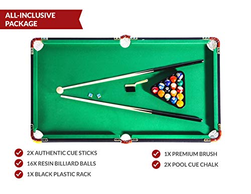 4-Place Green Extreme Portable Pool/Billiards Cue Stick Table Top Holder 